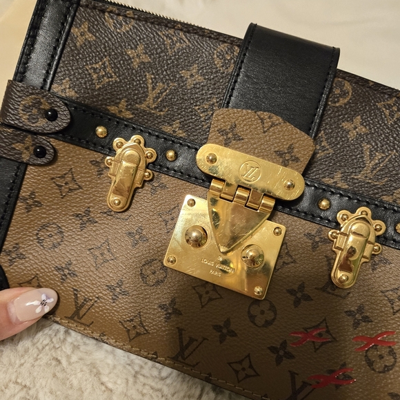 Louis Vuitton Trunk Clutch Brown Canvas Bag - Picture 15 of 16